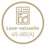 Lave vaisselle 45dBA