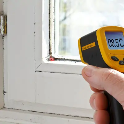 Fenêtre mal isolée