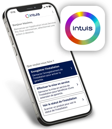 App intuis Services pro
