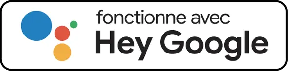 Fonctionne avec Hey Google