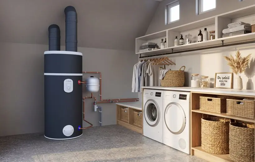 Chauffe-eau thermodynamique connecté - EDEL nativ AIR - sortie toiture