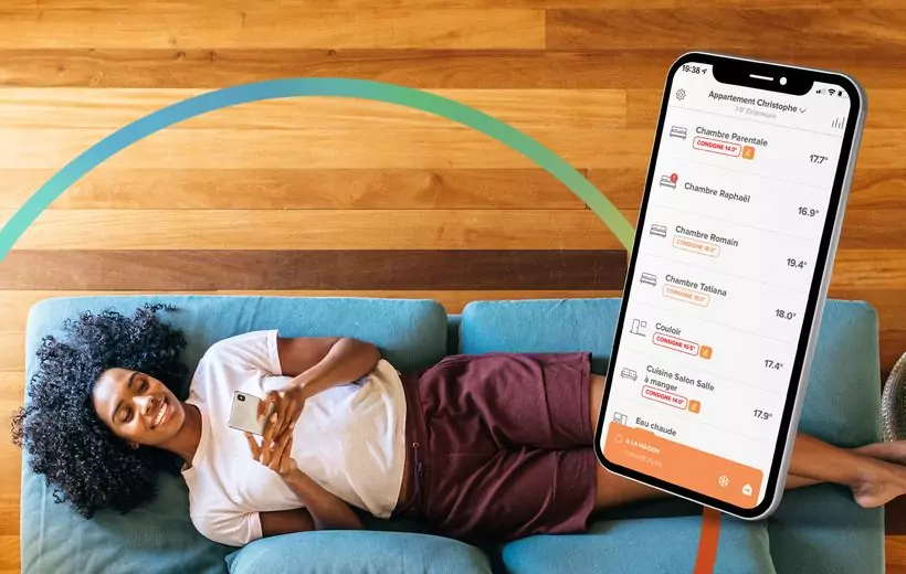 Contrôler son chauffage à distance depuis son smartphone - particulier